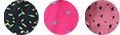 Black, Pink, Dark Pink